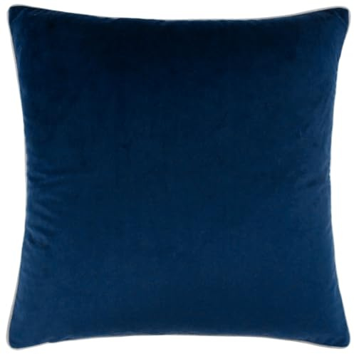 Paoletti Meridian 55X55 C/C Navy/Silve, Baumwolle Polyester, Marine-Blau/Silber, 55x55cm