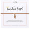Lu Bella Rose Gold Guardian Angel Wings Bracelet - Stackable Jewellery - Beautifully Designed Bracelet for Families - Adjustable Stretchy Silver String Present Jewellery with Charm and Gift Bag