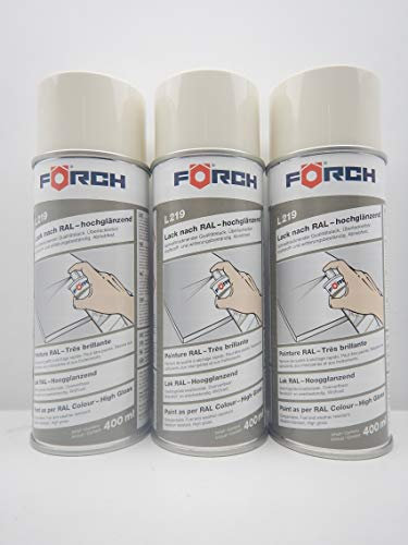 Förch Spray de pintura blanco perla RAL 1013, bote de 400 ml (3)