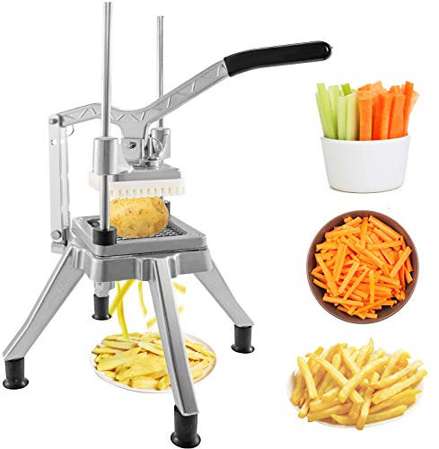 VEVOR Gemüseschneider, multifunktional, zum Schneiden von Gemüse und Obst, einschließlich Gurken, Kartoffeln, Zwiebeln (1/2 Zoll)