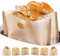 Prevessel 10 sacchetti per tostapane antiaderenti, riutilizzabili, per tostapane, toast, pasticceria, pizza, panini al formaggio, pepite alla griglia, 17 x 19 cm