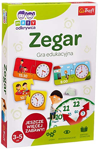 Trefl Uhr - Kleiner Entdecken Bildungsspiel für Kinder von 3 - 5 Jahren