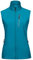 33,000ft Women's Lightweight Gilet Outerwear Waterproof Stand Collar Softshell Cycling Vest Laddies Reflective Sleeveless Jacket for Riding Running Golf Hiking Walking Fishing (Teal Blue, L)