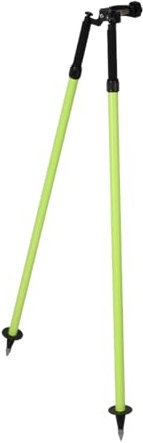 Treppiede a due zampe di rilevamento del pollice, in alluminio a due zampe per aste prismiche, rilevamento o aste GPS della stazione totale GPS GNSS (CLS22Green)