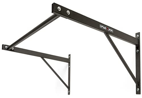 Cipriani sport Barra de tracción de pared profesional Calisthenics Home Workout para gimnasio Muscle up Pull Up 100 x 50 cm Kit de fijación incluido…