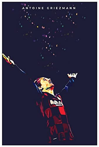 Puzzle 500 Teile Erwachsene und Kinder Fußball-Superstar Antoine Griezmann Hall of Fame Holz Puzzles Stress Freisetzung Spiel 500 Piece 20.4x15inch(52x38cm) Kein Rahmen
