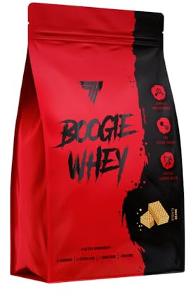 TREC Nutrition Boogie Whey -Wafer 2000g | Whey Protein Powder with Creatine, Ornithine, Arginine, and Citrulline | Muscle Building, Recovery, Delicious Taste | Fast Dissolving