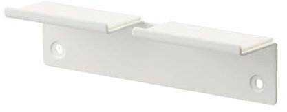 YAMAZAKI Home Wall Mounted Smartphone Or Tablet Stand Holder Metal Device Storage Rack for Bedroom Living Room or Office | Steel, One Size, White