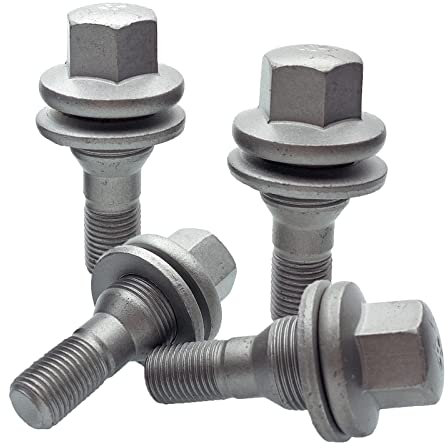 Pulchra 4 bulloni per ruote per Citroen C2 C3 C4 C5 Peugeot 206 207 308 407, filettatura M12 x 1,25