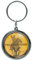 Plasticolor 004563R01 Yellowstone Logo und Y Schlüsselanhänger, Chrom und Gelb, Large