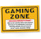 DankeDir! Gaming Zone - Schild 30 x 20 cm - Gamer Geschenk Jugendlicher Jungen Teenager Dekoration Geburtstagsgeschenk - Türschild Zimmer Deko Party Zocker Geschenkidee Schüler Partydeko