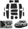 GAFAT Dacia Sandero 3/ Sandero Stepway III 2021-2024 2025 Antirutschmatten, Sandero 2023 Gummimatten, Mittelkonsole Matten, Türnaht Matten, Dacia Sandero 3 Zubehör (Weiß)