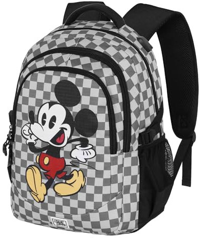 Disney Unisex 06588 Plus Running Rucksack Move, Grau, Einheitsgröße