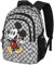 Disney Mickey Mouse Move-Plus Running Backpack, Grey, 34 x 46 cm, Capacity 32 L