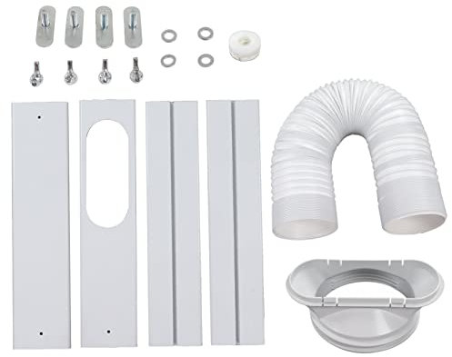 Air Conditioner Window Vent Kit, Portable Air Conditioner Window Kit for Exhaust Hose for Exhaust Hose with 13cm and 15cm, Sliding Door Hardware