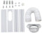Air Conditioner Window Vent Kit, Portable Air Conditioner Window Kit for Exhaust Hose for Exhaust Hose with 13cm and 15cm, Sliding Door Hardware