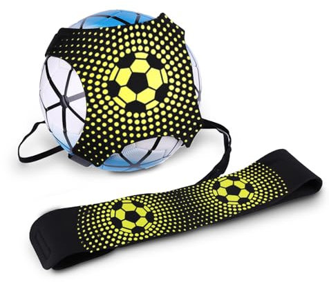 WinGluge Trainer da Calcio Accessori L’Allenamento Individuale, Cintura Calcio Elastica Regolabile, Attrezzatura Banda Elastica per Palloni da Calcio per Controllo Palla e Pallone Regalo per Bambino