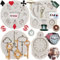 MYPRACS Set di 4 stampi in silicone a forma di cappello di Alice nel Paese delle Meraviglie, stile vintage, a forma di orologio, carte da gioco, caramelle, decorazioni per torte, cupcake, pasta di