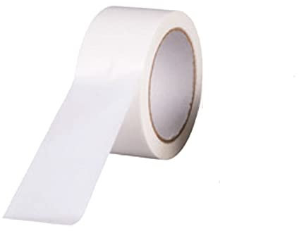 JeCo - Lot de 12 rouleaux de ruban adhésif blanc 50mm x 66 m pour vos envois expédition emballage carton colis