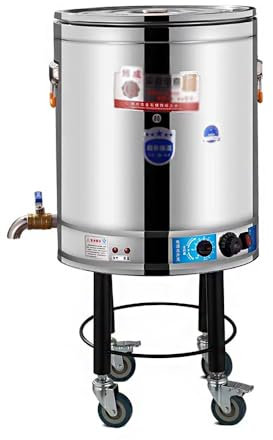 RR-YRL 220V Kommerzieller Großer Kapazitäts-Wasser-Eimer, Brei-Eintopf-Suppe-Isolierungs-Eimer, Knopf-Operation, Mit Hahn,B,100L