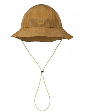 BUFF®| Mütze Go Bucket Männlich Weiblich Erwachsene Verstellbar, komfortabel, Schutz UPF50, faltbar, Outdoor, Erkunden, Abenteuer, L/XL, Orange