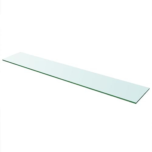 FUDUGEHMIOFWFJJ regalbrett Holz,kleines Regal,Regalboden Glas Transparent 110 cm x 20 cmGeeignet für Bad, Küche, Schlafzimmer