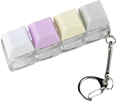 Fidget Keyboard, Relieve Stress - Keychain Toy Gift for Boys Girls