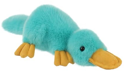 Apricot Lamb Schnabeltiere Platypus Plüschtiere für Kinder, weiche niedliche Kuscheltier für Baby Mädchen und Jungen, Flauschige Schnabeltiere Blau 35 cm