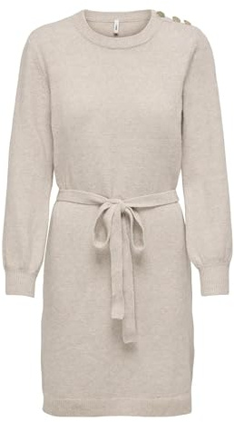 ONLY Damen Onlglory Life Ls Button Dress Cc KNT Onlglory Life Ls Button Dress Cc KNT (1er Pack)