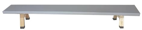 JCWGLY Ballet Equipment Solid Wood Dance Stool, Ballet Stretching Gymnastics Balance Training Equipment, Stable and High-Load-Bearing Dance Practice Bench(Gray,1.5 m/4.92 ft)