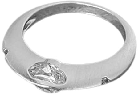 SHINROAD Anxiety Ring Planet Spinner mit kubisch Zirkonia Glatte Metalloberflächenraum -Themen Zappel Schmuck für Frauen Dynamische Bewegung Zubehör faszinierend 1pc