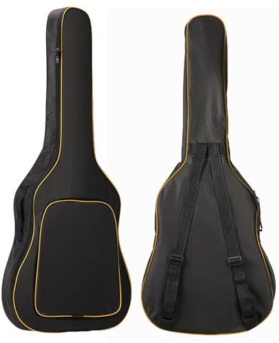 Gitarren-Abdeckung, gepolsterter Rucksack, 0,5 cm dick, gepolstert, für Akustikgitarre, bequeme Tasche mit großer Kapazität, wasserdichter Schulterrucksack, Tasche zur Vermeidung von Staub, mehrfarbig