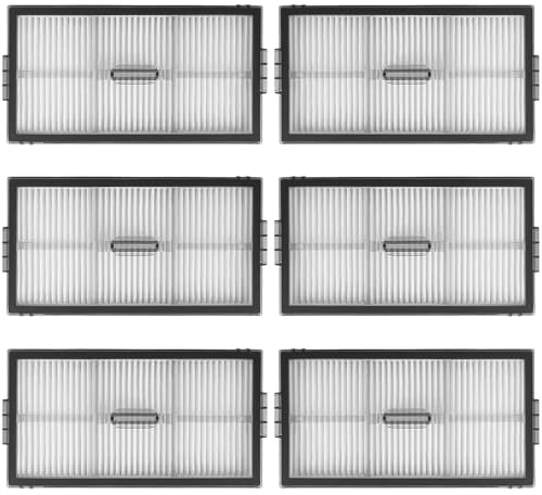 HEPA-Filter für Roborock Saros 10R / G20S Ultra Saugroboter, Waschbarer Filter Ersatzteilfilter 6 Stück