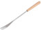 GYZOUKA Manico in Legno BBQ FORK 10.43x0.59x0.59in Skewer a 3 Denti di Tinte per Picnic da Campeggio