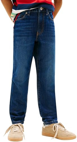 Tommy Hilfiger Jungen Jeans Straight Dark Blue Jeans Kb0kb10399