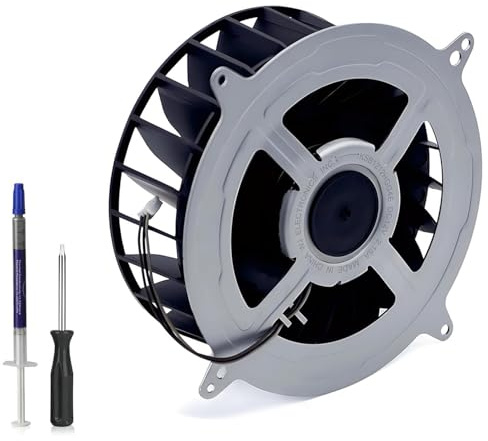 Ventilateur de refroidissement interne PS5, remplacement pour Sony PlayStation 5. Ventilateur 23 lames 17 lames 12 V 2,15 A (avec accessoires de tournevis T8)