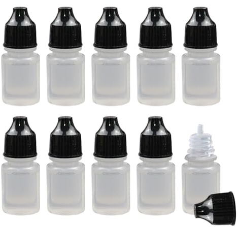 Ensemble D'huile De Trimmer - Lubrifiant À Lame De 10 Bouteilles, Solution De Soins Aux Couteaux De Cheveux, Graisse De Réduction De La Chaleur, Friction Empêchant Le Liquide, Approvisionnement En Mai