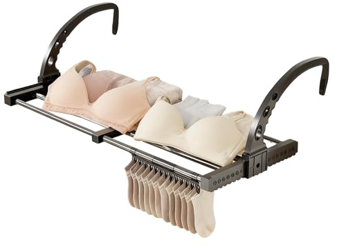 Doiyislem Tablette De Chevet pour Lit De Dortoir - Plateau De Rangement Pliable,Tablette De Chevet Rétractable | pour Balcon, Maison, Chambre d', Camping-Car, Lit de Bébé, Appartement, Berceau, Sac à