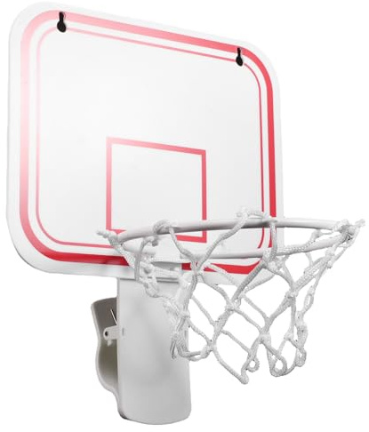 DEEPCRAFF Mini Canasta de Baloncesto Portátil para Oficina con Clip y Cubo de Basura Blanco de Plástico Que Promueve el Orden Conciencia Ambiental