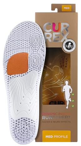 CURREX RunExpert Sohle Med Profile – Dein Treiber für einen optimierten Laufstil. Dynamische Performance Einlegesohle für Running. Gr EU 37-39