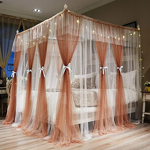 Joyreap Betthimmel mit 4 Ecken, Betthimmel, 119.4 cm Bx198.1 cm L, Doppel)