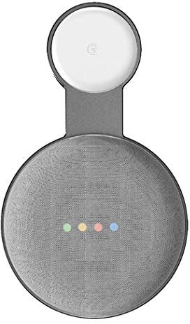Baaletc Soporte de Pared Outlet para Google Home Mini/Nest Mini (2nd Gen) Asistente de Altavoz, Altavoz Inteligente, Manejo de Cable Incorporado