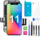 YOXINTA für iPhone 11 6.1'' Bildschirm, komplettes iPhone 11 LCD-Ersatzbildschirm, iPhone 11 Touchscreen 3D Scanner Montage, vollständige Rahmendichtheit Selbstkleben Bildschirmschutz