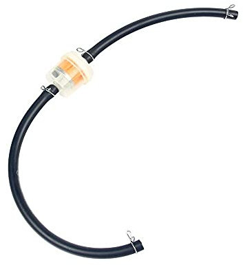 Gas Fuel Filter Petrol Pipe Hose with Clip Mini Moto Scooter Quads Dirt Bike