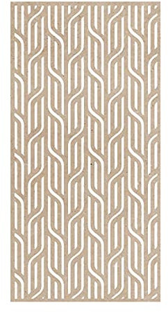 pannello decorativo mdf traforato 100x200cm taglio laser decorazione casa, quadro, fai da te, separè