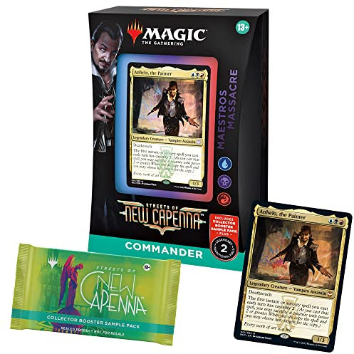 Magic: The Gathering Streets of New Capenna Commander Deck Maestros Massacre + Collector Booster Sample Pack