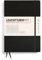 LEUCHTTURM1917 366185 Notizbuch Composition (B5), Hardcover, 219 nummerierte Seiten, Schwarz, Liniert