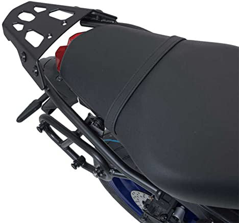 Motorcycle Rear Luggage Cargo Rack Extended Shelf Bar Carrier Top Mount Bracket Plate Kit Rear Passenger Grab Bar Seat Side Hand Rail Tail for MT09 FZ09 MT-09 FZ-09 MT FZ 09 SP 2021 2022 2023