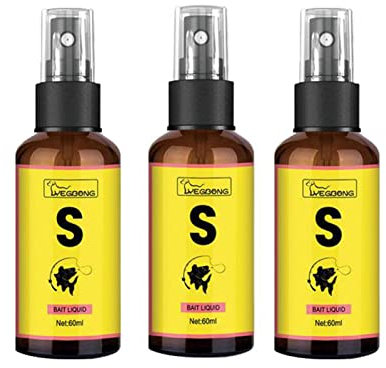 3 60ml Fishing Lockmittel Lockstoff Naturköder Angel Köder Lockstoff Aroma Für alle Arten