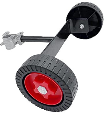 perfk Ruote di supporto per decespugliatore Diametro 12 cm Accessori Parti universali Robusto attacco robusto Ruota di supporto per tosaerba per tagliaerba, Adatto per albero da 26 mm